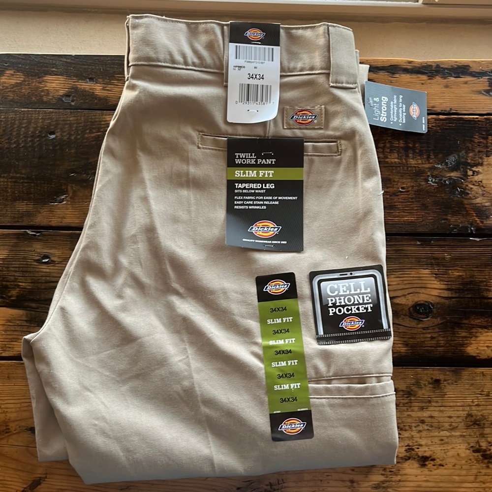Dickies 34x34 Twill Work Pant